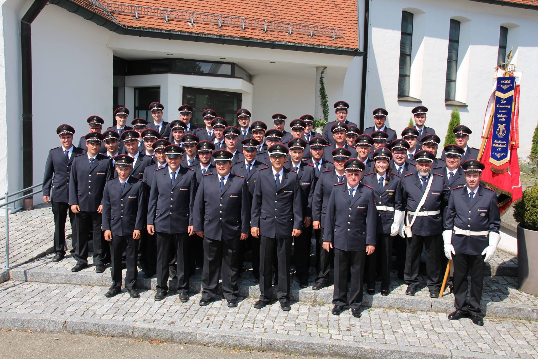 Mannschaft der Feuerwehr Neukirch